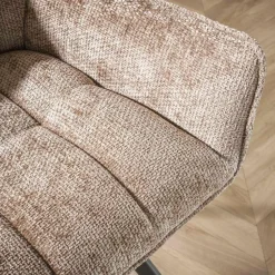 WoonStijl Barstoel raster draaibaar Rich Champagne