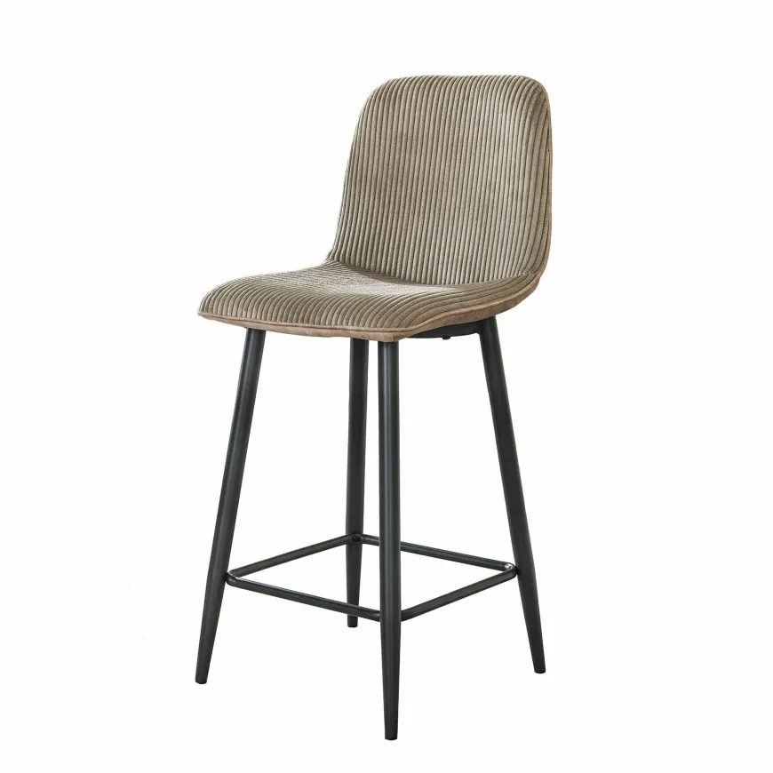 WoonStijl Barstoel Rib Rock zand
