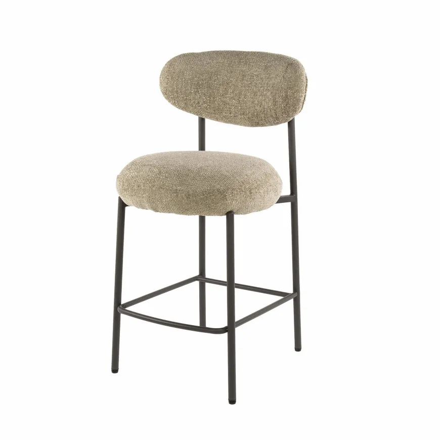 WoonStijl Barstoel Round Cargo zand
