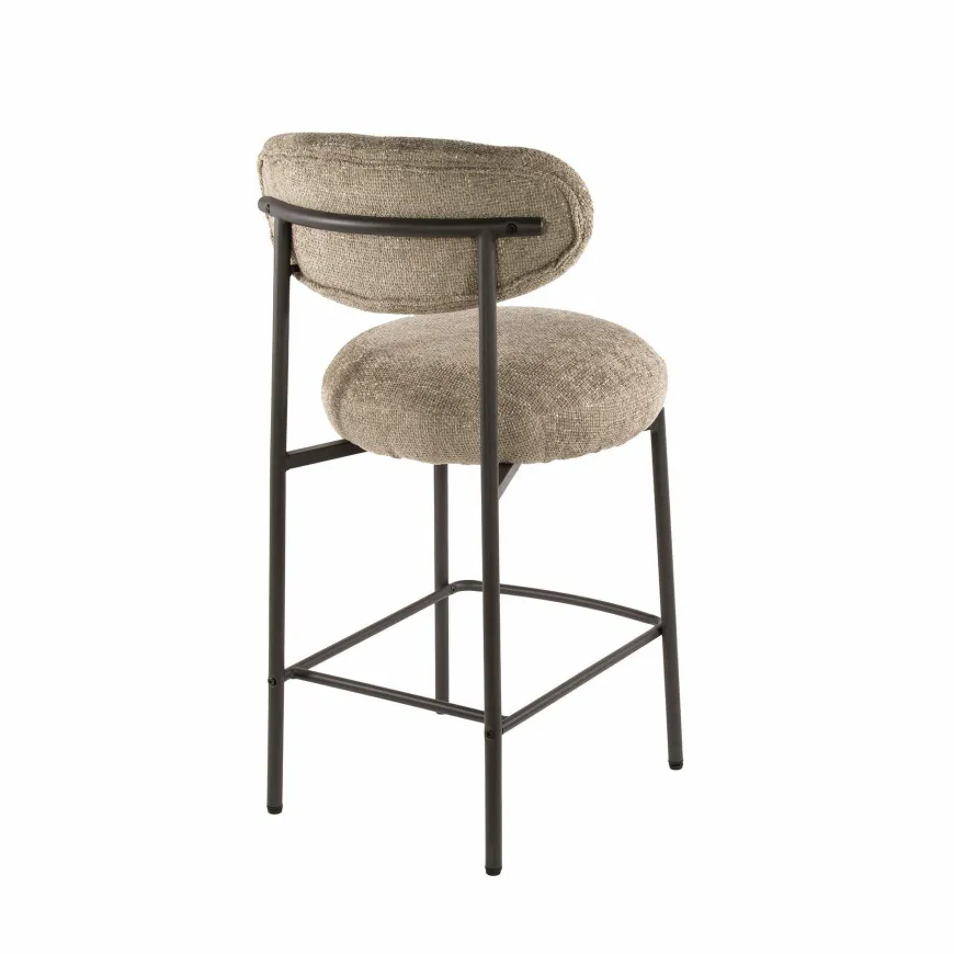 WoonStijl Barstoel Round Cargo zand