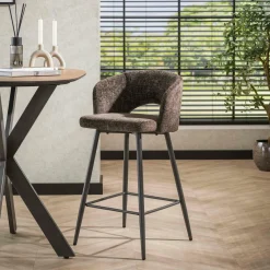WoonStijl Barstoel Salon Tissee cargo bruin