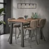 WoonStijl Bartafel 147 edge 25mm / Massief acacia naturel