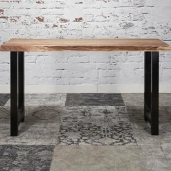 WoonStijl Bartafel boomstam 150 bladdikte 60 mm / Massief acacia naturel