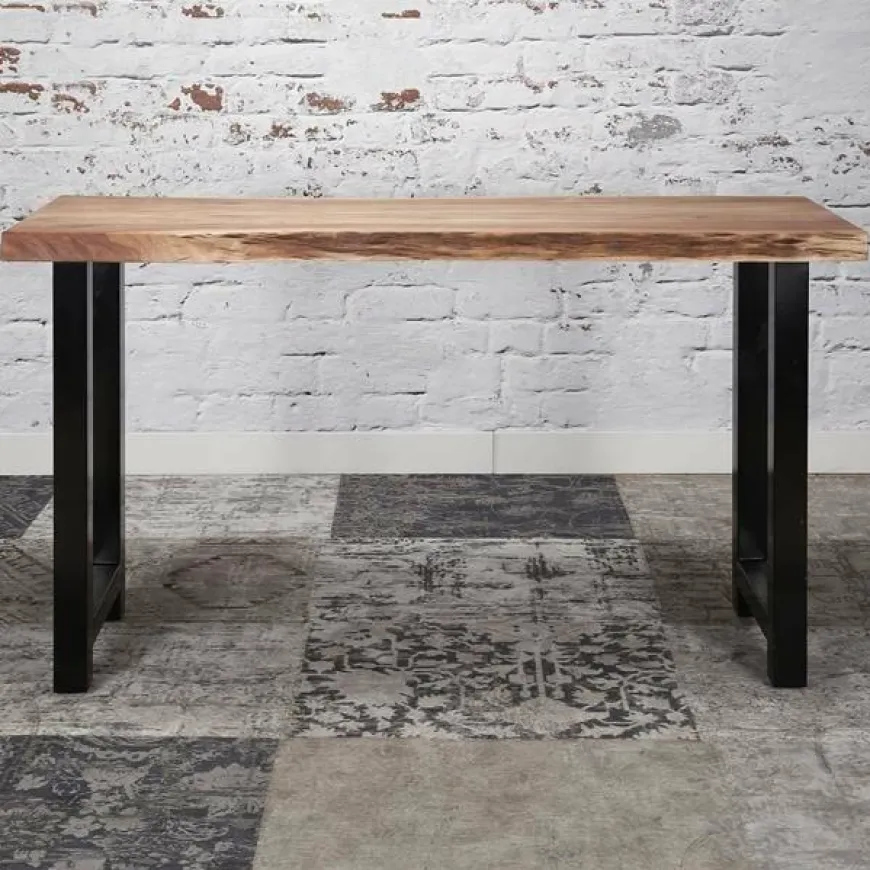 WoonStijl Bartafel boomstam 150 bladdikte 60 mm / Massief acacia naturel