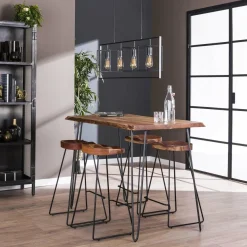 WoonStijl Bartafel edge 130 acacia