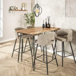 WoonStijl Bartafel edge 130 acacia