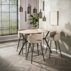 WoonStijl Bartafel Romano deens ovaal 140cm