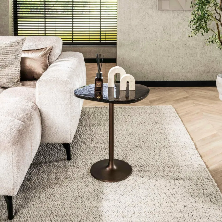 WoonStijl Bijzettafel M Eclipse Koper antiek finish