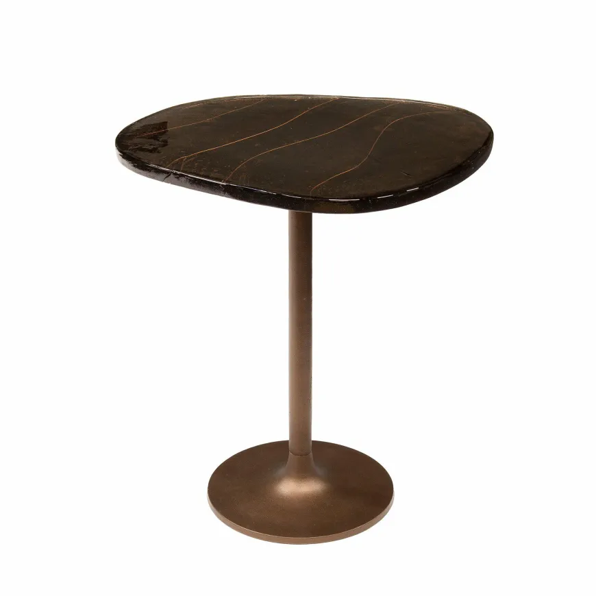 WoonStijl Bijzettafel M Eclipse Koper antiek finish