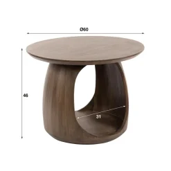 WoonStijl Bijzettafel M Flow Solid