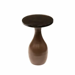 WoonStijl Bijzettafel S druppel Eclipse koper antiek finish