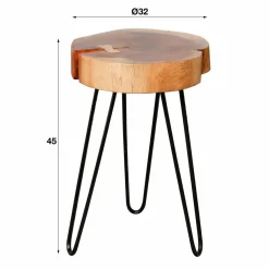 WoonStijl Bijzettafel Stam Ø 32 cm