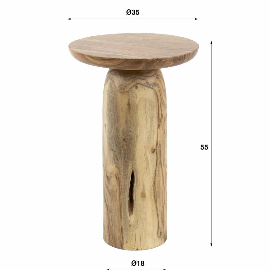 WoonStijl Bijzettafel XL River Solid