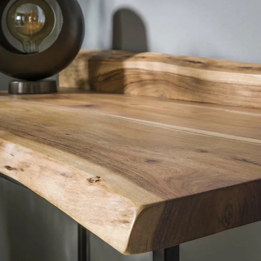 WoonStijl Bureau 110x60 live edge