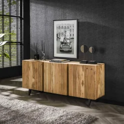 WoonStijl Dressoir 3 deuren block acacia