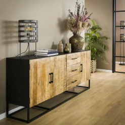 WoonStijl Dressoir Mango Metal Wood