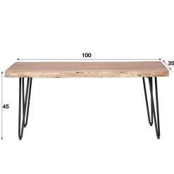 WoonStijl Eetkamerbank edge 100