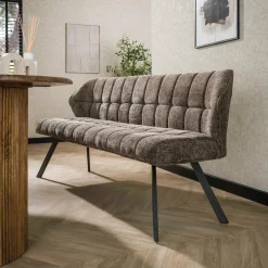 WoonStijl Eetkamerbank raster 180 Rich Taupe