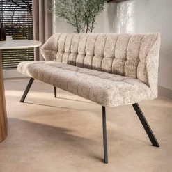 WoonStijl Eetkamerbank Raster 180 cm Alura zand