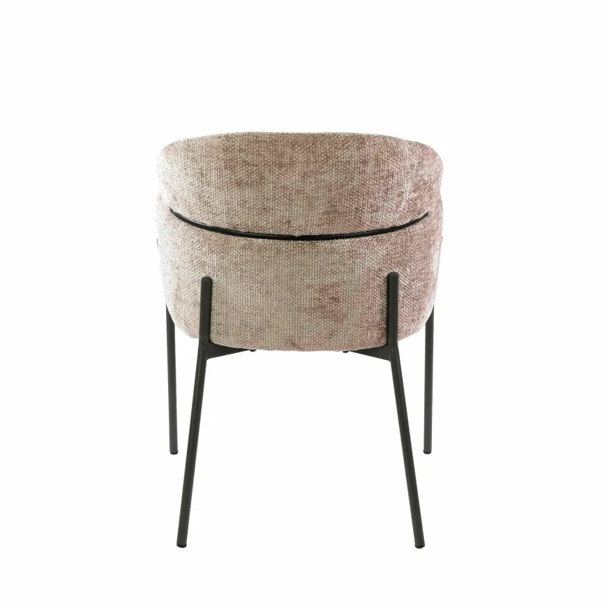 WoonStijl Eetkamerstoel ronde rug Curva Hoven Zand