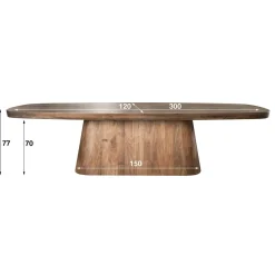 WoonStijl Eetkamertafel 300 arcadia ovaal