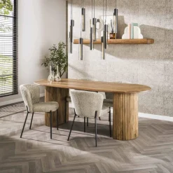 WoonStijl Eetkamertafel 215 cm wave