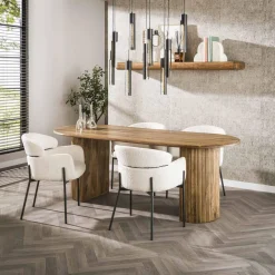 WoonStijl Eetkamertafel 215 cm wave