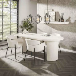 WoonStijl Eetkamertafel arch stone 215x90cm