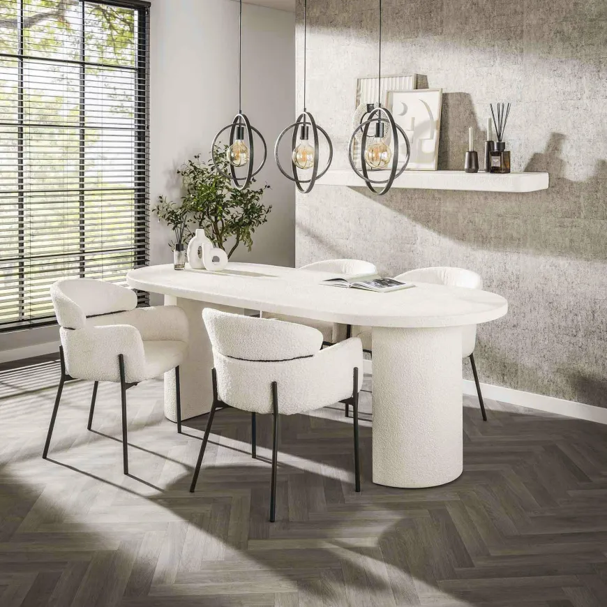 WoonStijl Eetkamertafel arch stone 215x90cm