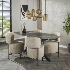 WoonStijl Eetkamertafel spider deens ovaal 180