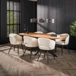 WoonStijl Eettafel Arhus solid acacia 180 cm