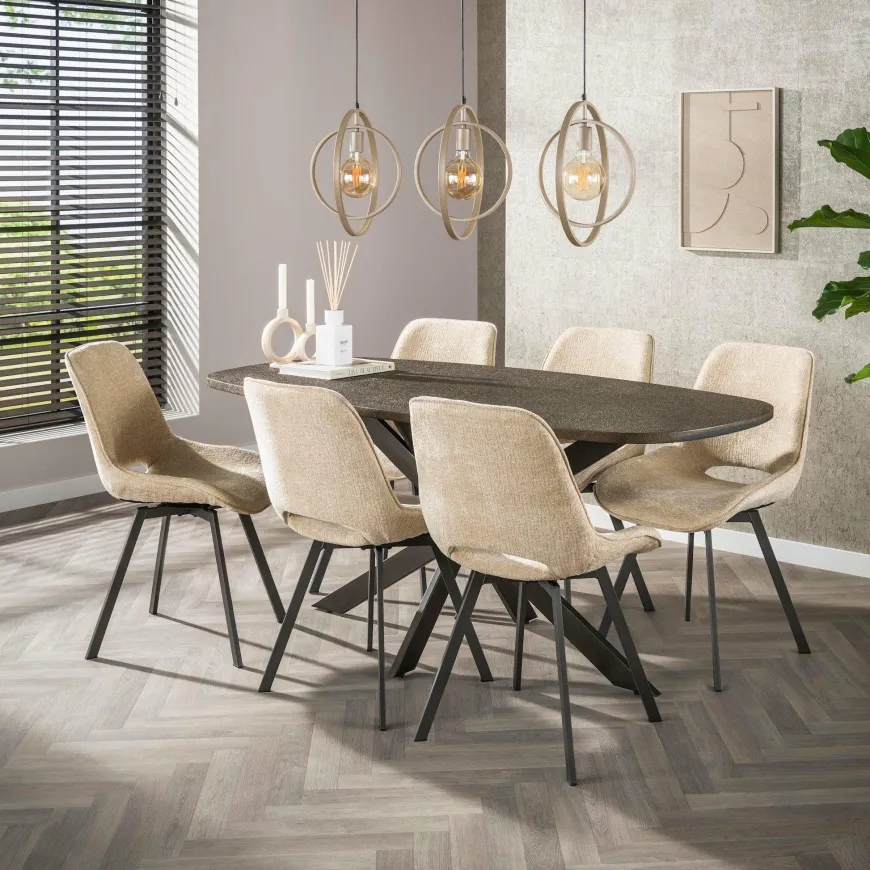 WoonStijl Eettafel Bronvik deens ovaal 180 cm