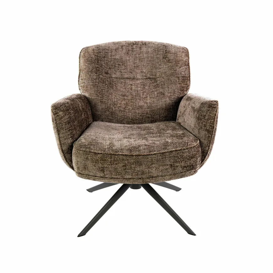 WoonStijl Fauteuil Forza draaibaar Hoven champagne