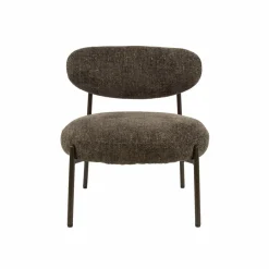 WoonStijl Fauteuil Round - Tissee cargo bruin