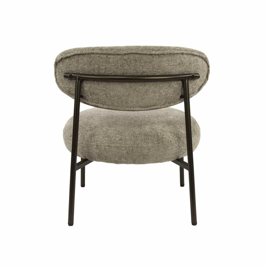 WoonStijl Fauteuil Round - Tissee cargo zandkleur