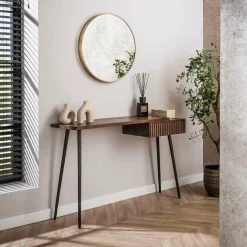 WoonStijl Hal-/kaptafel Carve met 1 lade