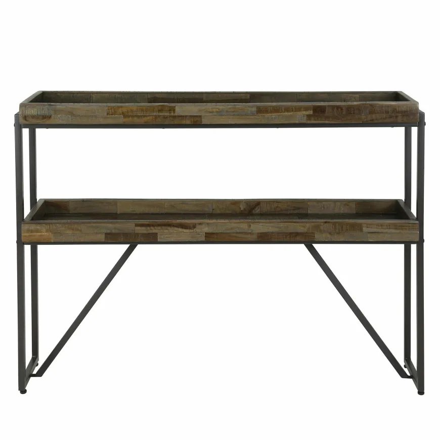 WoonStijl Haltafel Teca layer opstaande rand