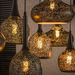 WoonStijl Hanglamp 4+3 zip