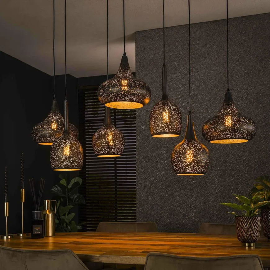 WoonStijl Hanglamp 4+3 zip