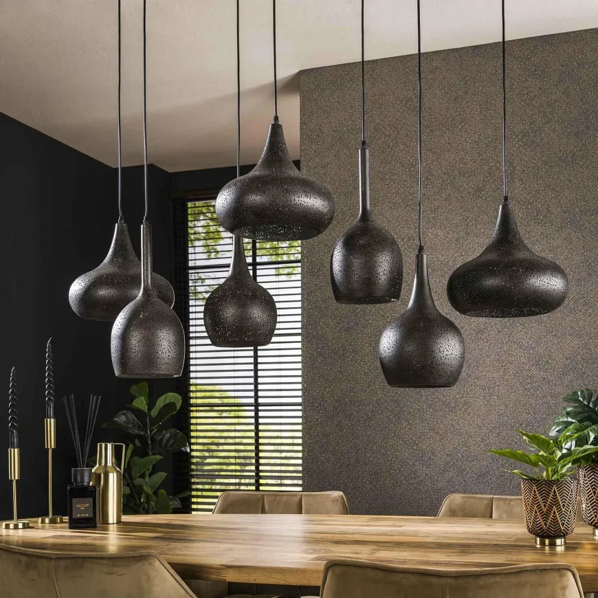 WoonStijl Hanglamp 4+3 zip