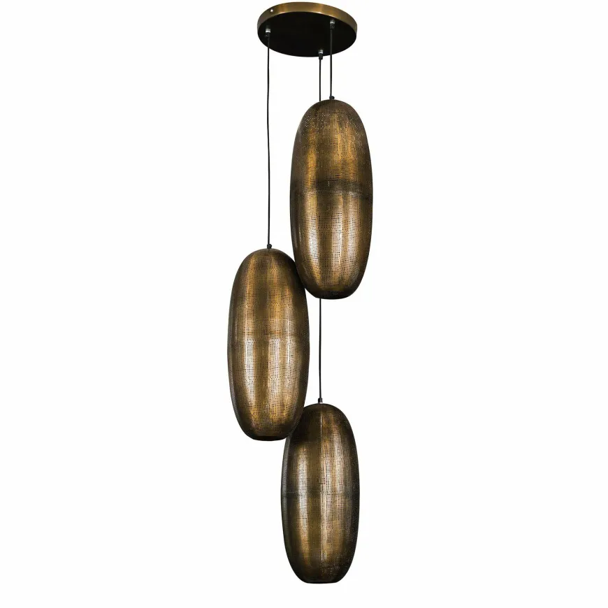 WoonStijl Hanglamp Cosmic getrapt met 3 lampen