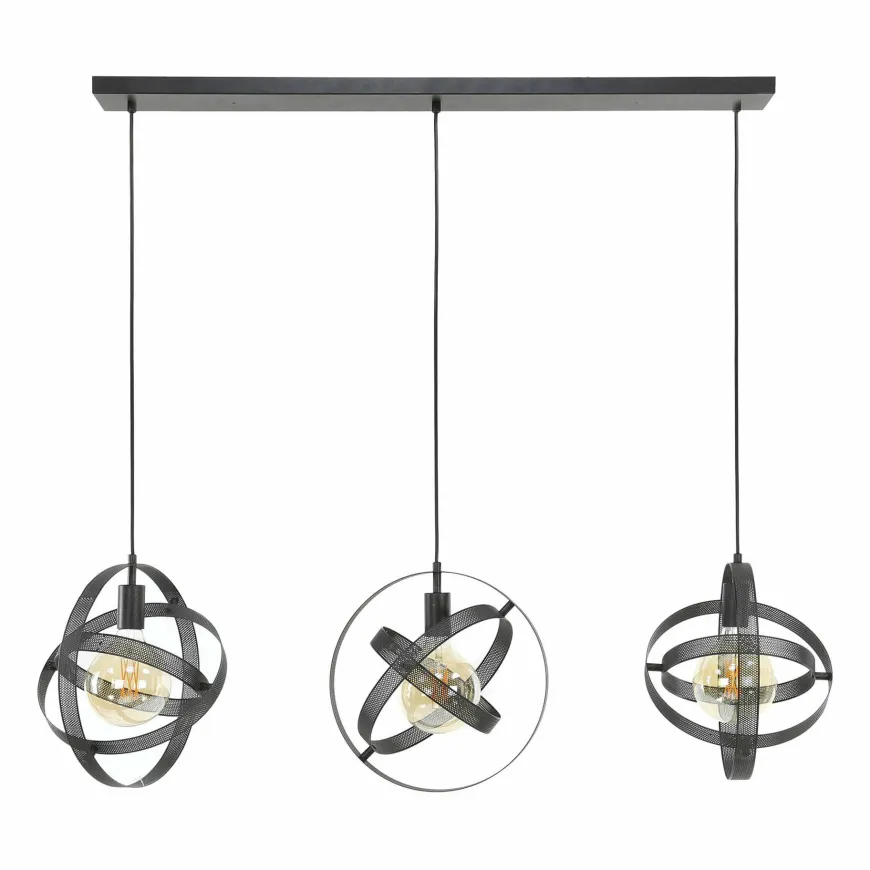 WoonStijl Hanglamp Cosmos Mesh met 3 lampen
