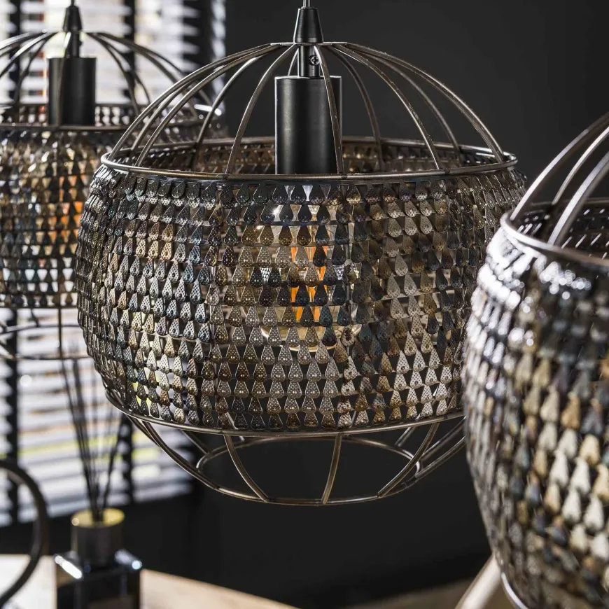 WoonStijl Hanglamp 3L Ø30 armor open