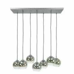 WoonStijl Hanglamp 4+3L bubble shaded