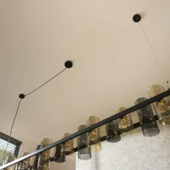 WoonStijl Hanglamp 14L cylinder mixed glass