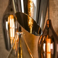 WoonStijl Hanglamp 5L getrapt cocoon mix glass