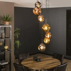 WoonStijl Hanglamp 7L getrapt stellar