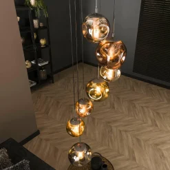 WoonStijl Hanglamp 7L getrapt stellar