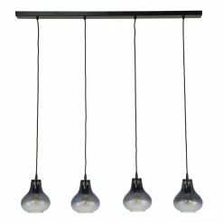 WoonStijl Hanglamp 4L kegel glass
