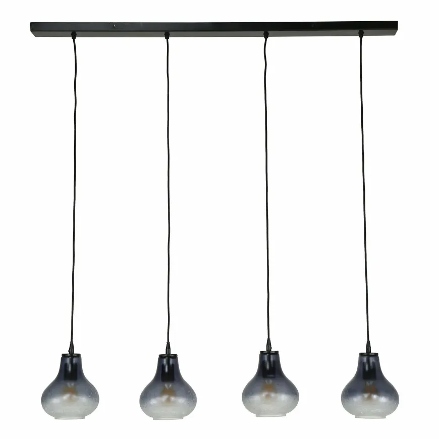WoonStijl Hanglamp 4L kegel glass